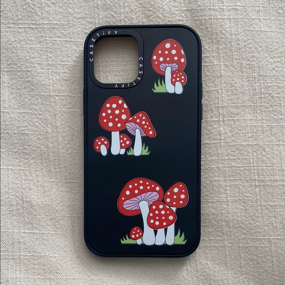 Casetify Black Mushroom Phone Case